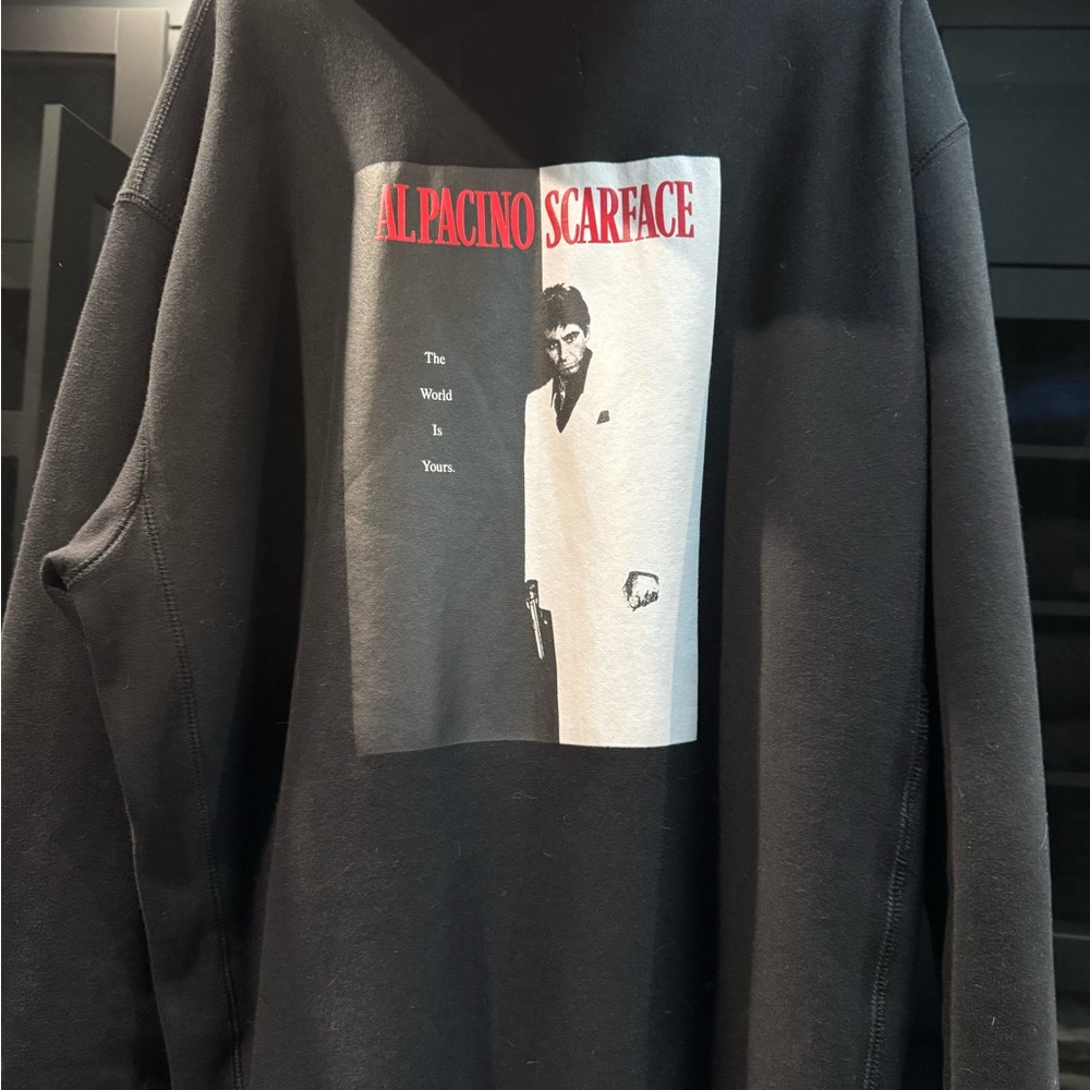 Black Scarface Graphic Sweatshirt shoe palace